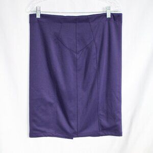 Daisy Fuentes Slimming & Shaping Pencil Skirt Shapewear Sapphire Blue - Large